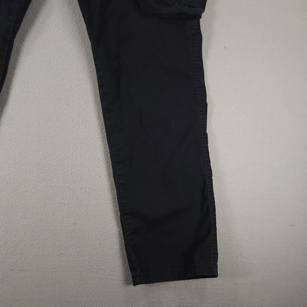 Wrangler Mens Regular Taper Cargo Pants Black 34x30 Cotton Stretch 112326301 - Picture 7 of 12